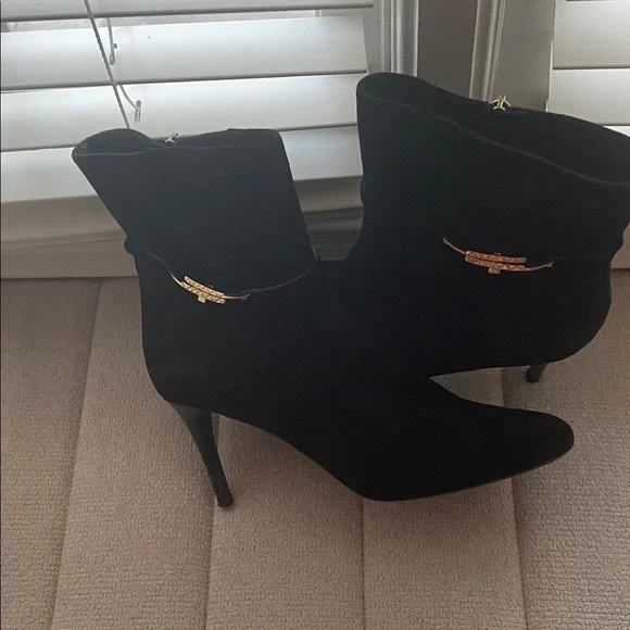 Burberry Black Heeled Boots